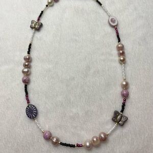 Handmade purple necklace